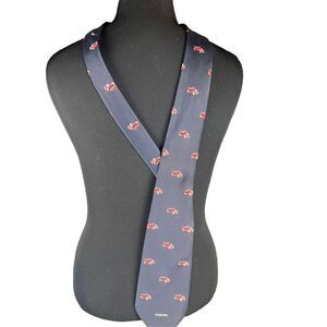Volvo specialty made Swedish design car logo blue red neck tie car dealer
